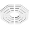 Ekena Millwork Westin Architectural Grade PVC Contemporary Ceiling Medallion, Two Piece, 10"OD x 3"ID x 4"C x 1"P CMP10WN2-03000 - alternate 4
